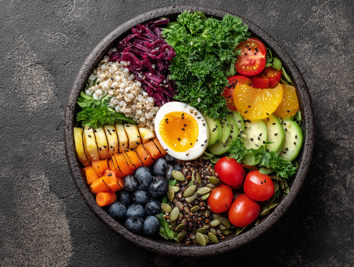 Čerstvé zdravé ingrediencie na prípravu jedla